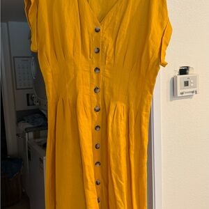 Yellow sun dress